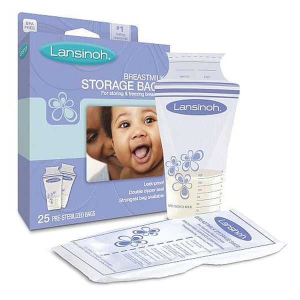 Lansinoh Breastmilk Storage Bags for Breastfeeding Moms, 50 Ct