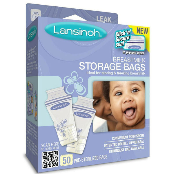 Lansinoh Breastmilk Storage Bags - 50 count