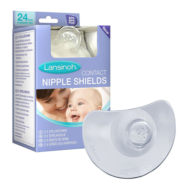 Lansinoh Nipple Shield for Breastfeeding, 24 Milimeter, 2 Count